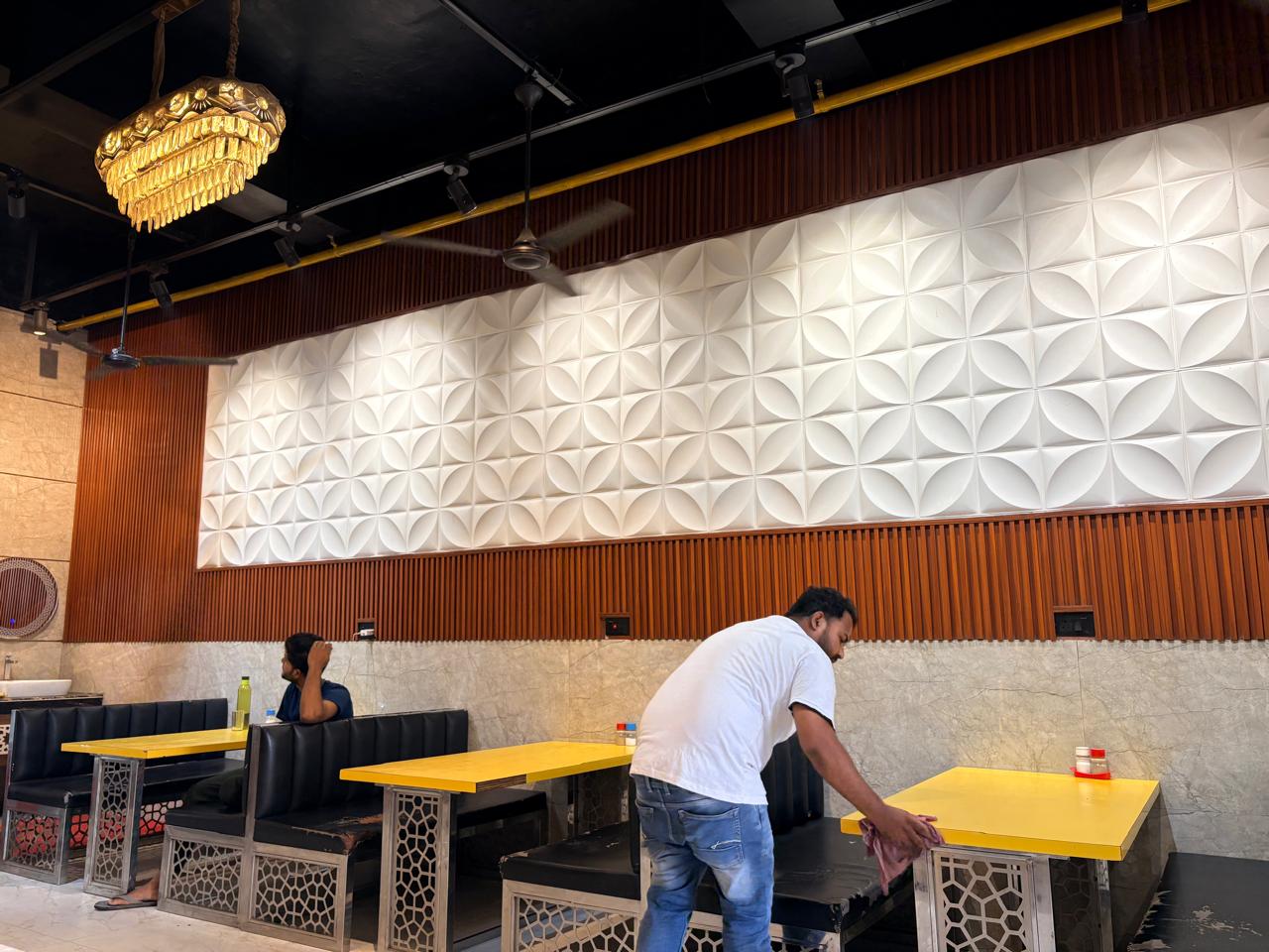 Zayka restaurant premium booth seating